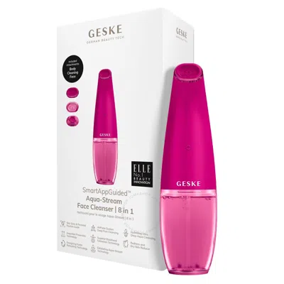 Shop Geske Aqua-stream Face Cleanser | 8 In 1 Tools & Brushes 4099702003095 In Magenta
