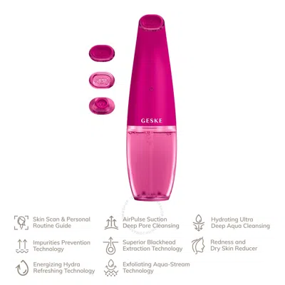 Shop Geske Aqua-stream Face Cleanser | 8 In 1 Tools & Brushes 4099702003095 In Magenta