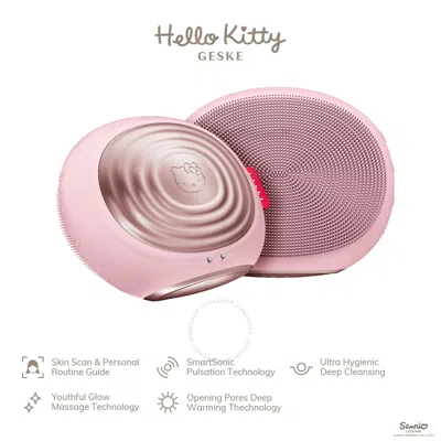 Shop Geske X Hello Kitty Sonic Thermo Facial Brush 5 In 1 In Pink