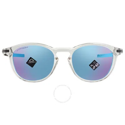 Shop Oakley Pitchman R Prizm Sapphire Oval Men's Sunglasses Oo9439 943904 50 In N/a