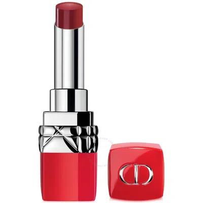 Shop Dior Rouge  Ultra Rouge Ultra Pigmented Hydra Lipstick - 12h Weightless Wear In 851 Ultra Shock (burgundy Red - Wine Red)