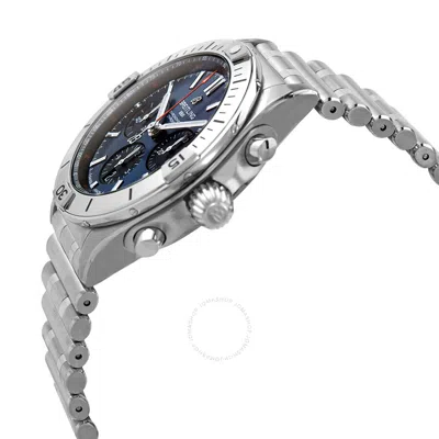 Shop Breitling Chronomat B01 42 Chronograph Automatic Blue Dial Men's Watch Ab0134101c1a1