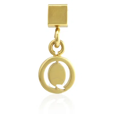 Shop Chloé Chloe Alphabet Q Pendant In Gold