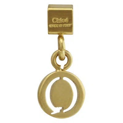 Shop Chloé Chloe Alphabet Q Pendant In Gold