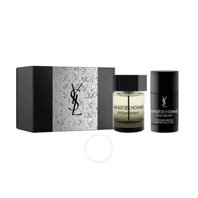 Shop Saint Laurent Yves  Men's La Nuit De L'homme Gift Set Fragrances 3614273610094 In N/a