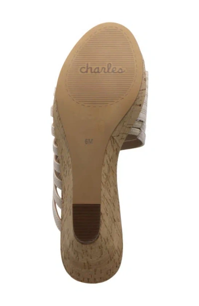 Shop Charles By Charles David Gustavo Wedge Sandal In Ivory