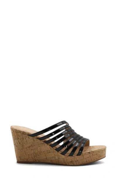 Shop Charles By Charles David Gustavo Wedge Sandal In Black