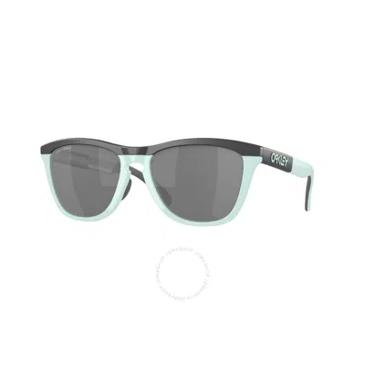 Shop Oakley Frogskins Range Prizm Black Square Men's Sunglasses Oo9284 928403 55 In Black / Blue