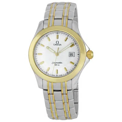 Shop Omega Seamaster White Dial Men's Watch 2311.21 In Two Tone  / Gold / White / Yellow
