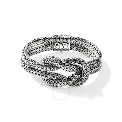 John Hardy Classic Chain Knot Layered Rope Bracelet In Silver-tone