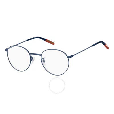 Shop Tommy Jeans Demo Round Unisex Eyeglasses Tj 0030 0fll 50 In Blue