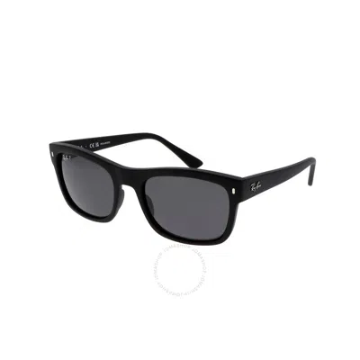 Shop Ray Ban Polarized Black Square Unisex Sunglasses Rb4428 601s48 56