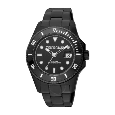 Shop Roberto Cavalli Fashion Watch Quartz Black Dial Men's Watch Rc5g042m0065