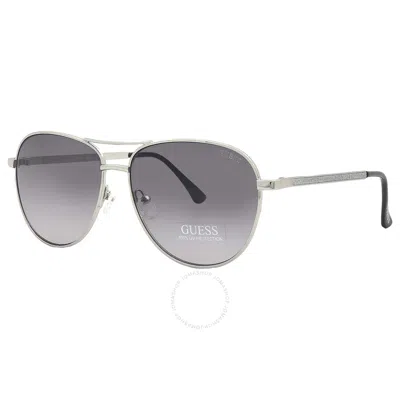 Shop Guess Factory Gradient Smoke Pilot Ladies Sunglasses Gf6157 10b 58 In N/a
