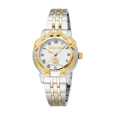 Shop Roberto Cavalli Fashion Watch Quartz Silver Dial Ladies Watch Rv1l227m0081 In Two Tone  / Gold Tone / Silver / Yellow
