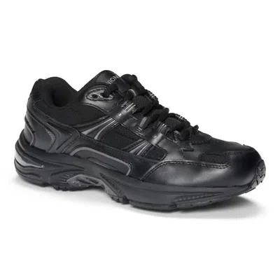 Shop Vionic Men's Orthaheel Technology Walker Shoes - 2e/wide Width In Black