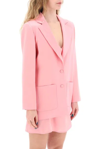 Shop Mvp Wardrobe "single-breasted Martin Blazer In In Pink