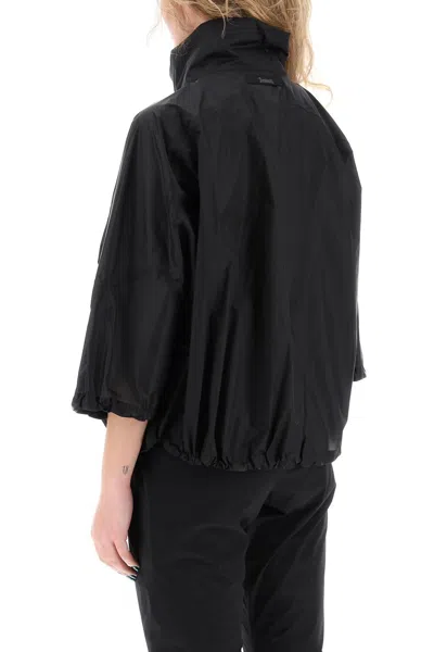 Shop Herno Laminar Windbreaker Jacket In Liquid Shine Finish In Black