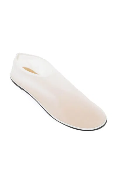 Shop The Row Nylon Slip-on Shoes In White