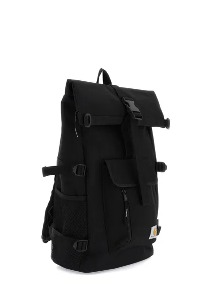 Shop Carhartt "phillis Recycled Technical Canvas Backpack In Black