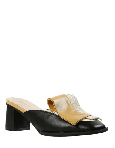 Shop All Black Nu Bow Mule In Black