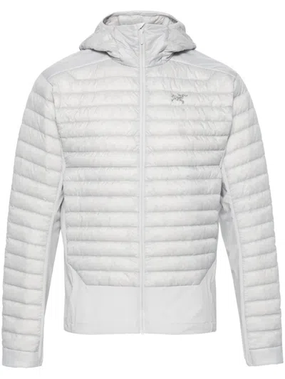 Shop Arc'teryx Grey Cerium Padded Hybrid Jacket