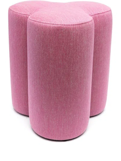 Polspotten X Browns Pink Clover Stool In Pink
