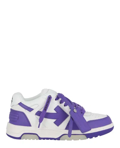 Shop Off-white Out Of Office Low-top Sneakers In Purple