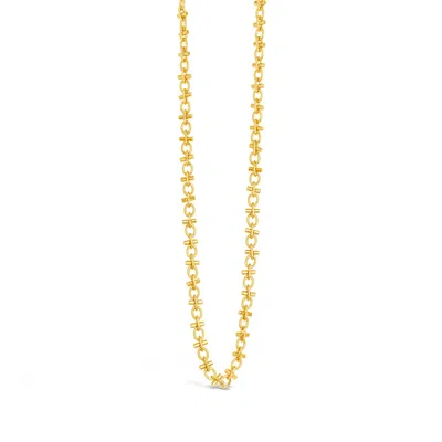 Shop Sterling Forever Amaya Chain Link Necklace In Gold