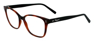 Shop Ferragamo Sf2912 241 Square Eyeglasses In Multi