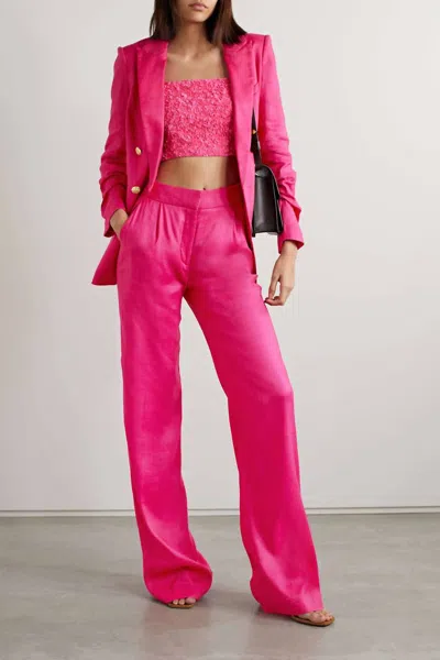 Shop Veronica Beard Robinne Pant In Fuchsia In Pink