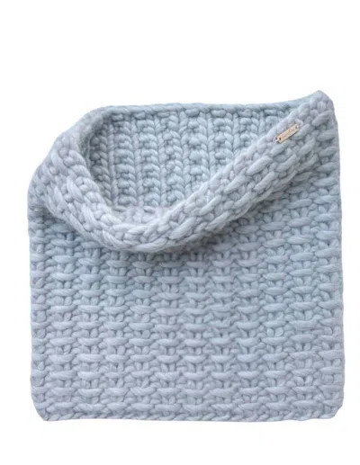 Shop Archive Knitwear The Stowe Snood Scarf In Heather Gray In Grey