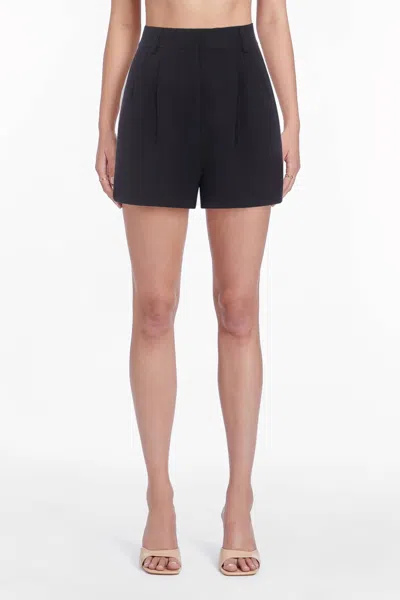 Shop Amanda Uprichard Jane Shorts In Black