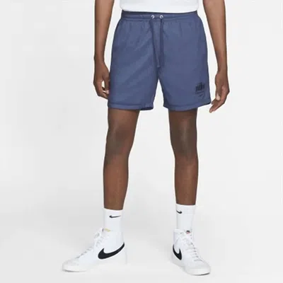 Shop Nike Sportswear Woven Shorts In Thunder Blue