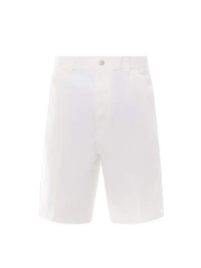 Shop Carhartt Wip Bermuda Shorts In White