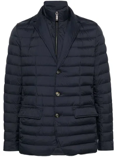 Shop Herno Layered Ecoage Down Jacket Clothing In Blue