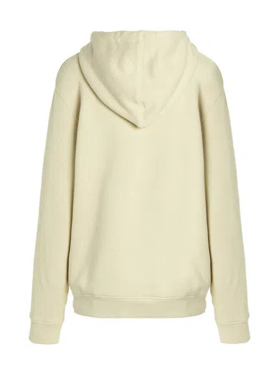 Shop Off-white 'the Opposite' Hoodie In Beige