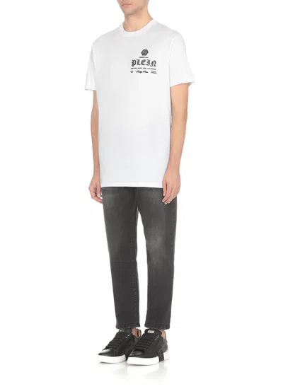 Shop Philipp Plein Round Neck Ss T-shirt