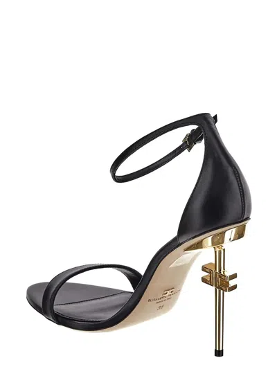 Shop Elisabetta Franchi High Heel Sandal In Black