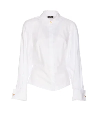 Shop Elisabetta Franchi Shirt In White