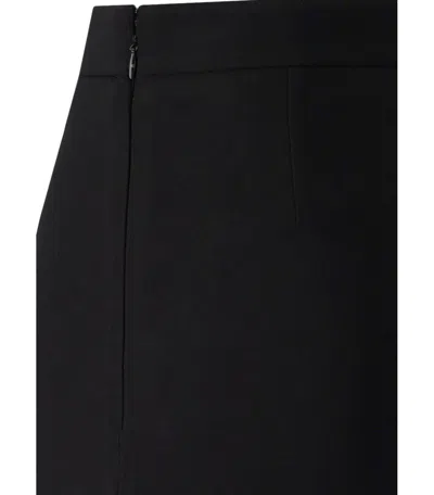 Shop Elisabetta Franchi Logo Plaque Mini Skirt In Black