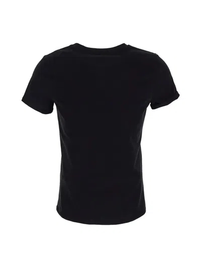 Shop Elisabetta Franchi Chain T-shirt In Black