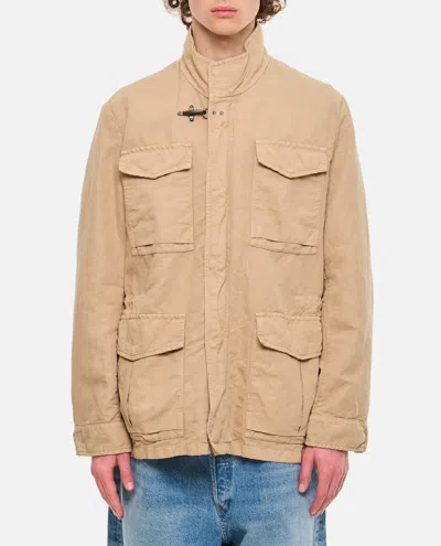 Shop Fay Cotton Linen Field Jacket