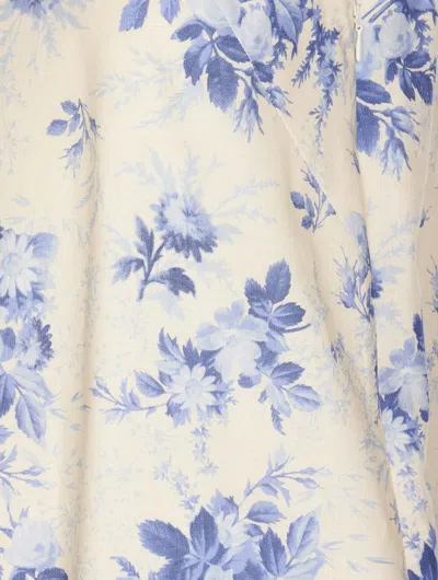 Shop Twinset Short Dress With Flower Print