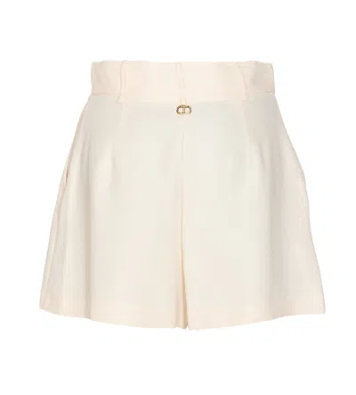 Shop Twinset Linen Shorts