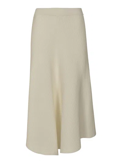 Shop Oyuna Kesi Skirt In Ivory