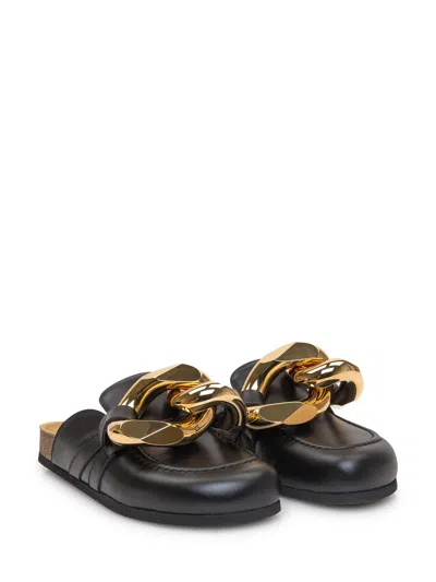 Shop Jw Anderson Chain Loafer In Nero