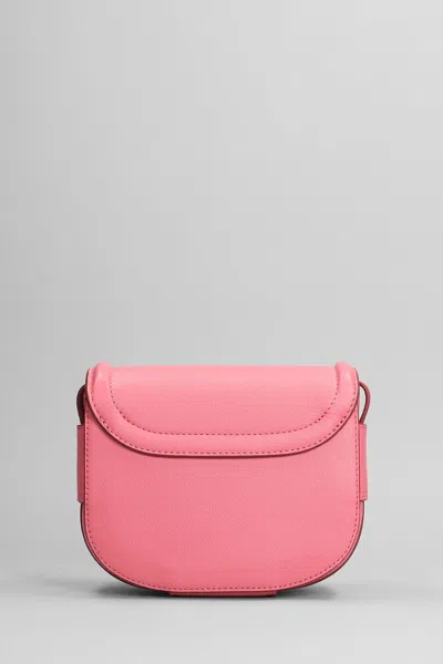 Shop See By Chloé Mara Shoulder Bag In Rose-pink Leather