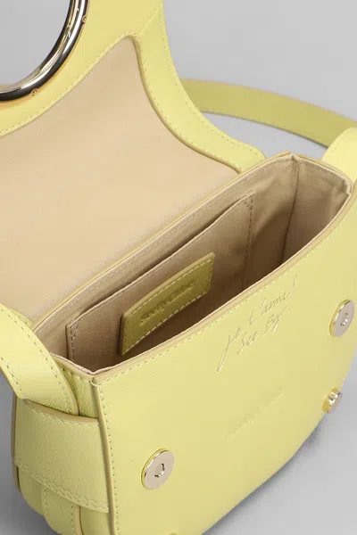 Shop See By Chloé Mara Shoulder Bag In Yellow Leather