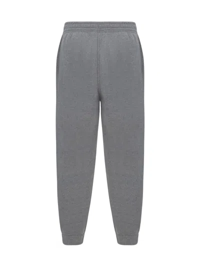 Shop Maison Kitsuné Sweatpants In Light Grey Melange